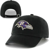 '47 Brand Baltimore Ravens Clean Up Adjustable Hat - Black for sale