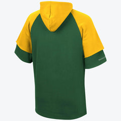 Green Bay Packers Short Sleeve Fleece Hoodie sale
