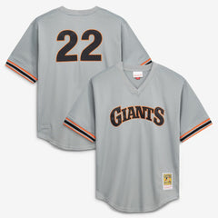 Will Clark San Francisco Giants Authentic Batting Practice Jersey Gray