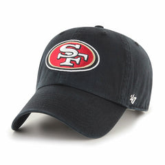 '47 Brand San Francisco 49ers Cleanup Basic Adjustable Hat - Black discount