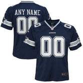Dallas Cowboys Youth Custom Game Jersey - Navy cheap