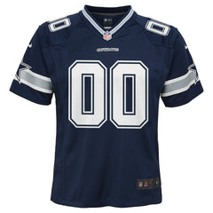 Dallas Cowboys Youth Custom Game Jersey - Navy cheap