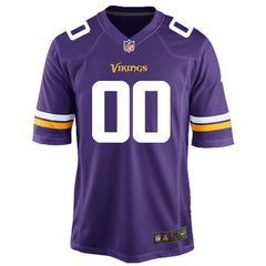 Minnesota Vikings Youth Custom Game Jersey on sale