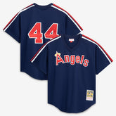Reggie Jackson California Angels Authentic Batting Practice Jersey Navy