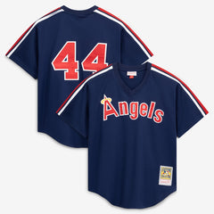 Reggie Jackson California Angels Authentic Batting Practice Jersey Navy