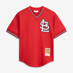 Ozzie Smith St. Louis Cardinals Authentic Batting Practice Jersey Scarlet