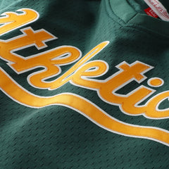 Rickey Henderson Athletics Authentic Batting Practice Jersey Green