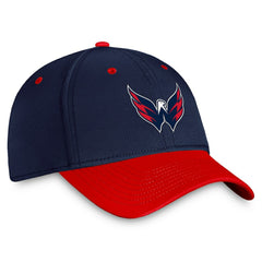 Washington Capitals Fanatics Authentic Pro Rink Two-Tone Flex Hat – Navy/Red Hats
