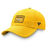 Nashville Predators Fanatics Authentic Pro Prime Adjustable Hat – Gold Hats