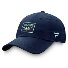 Seattle Kraken Fanatics Authentic Pro Prime Adjustable Hat – Deep Sea Blue Hats