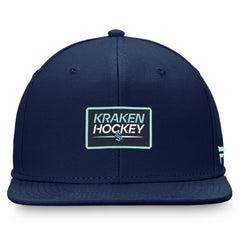Seattle Kraken Fanatics Authentic Pro Prime Snapback Hat – Deep Sea Blue Hats