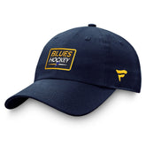 St. Louis Blues Fanatics Authentic Pro Prime Adjustable Hat – Navy Hats