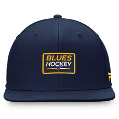 St. Louis Blues Fanatics Authentic Pro Prime Snapback Hat – Navy Hats