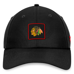 Chicago Blackhawks Fanatics Authentic Pro Rink Adjustable Hat - Black Hats
