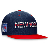 New York Rangers Fanatics Authentic Pro Rink Two-Tone Snapback Hat – Navy/ Red Hats