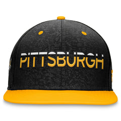 Pittsburgh Penguins Fanatics Authentic Pro Rink Two-Tone Snapback Hat – Black/Gold Hats