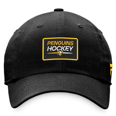 Pittsburgh Penguins Fanatics Women's Authentic Pro Rink Adjustable Hat - Black Hats