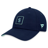 Seattle Kraken Fanatics Authentic Pro Rink Adjustable Hat - Deep Sea Blue Hats