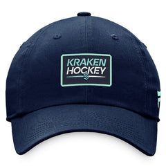 Seattle Kraken Fanatics Women's Authentic Pro Rink Adjustable Hat - Deep Sea Blue Hats