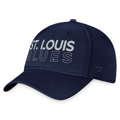 St. Louis Blues Fanatics Authentic Pro Road Flex Hat – Navy Hats
