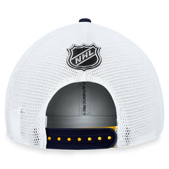 St. Louis Blues Fanatics Authentic Pro Rink Trucker Adjustable Hat - Gold Hats