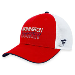 Washington Capitals Fanatics Authentic Pro Rink Trucker Adjustable Hat - Red Hats