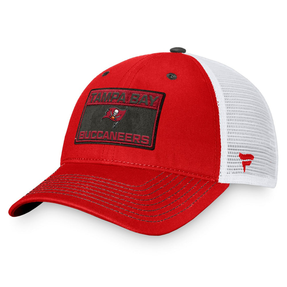 Tampa Bay Buccaneers Fundamentals Trucker Adjustable Hat - Red/White for sale
