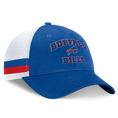 Buffalo Bills Fundamentals Side Stripe Trucker Adjustable Hat - Royal/White on sale
