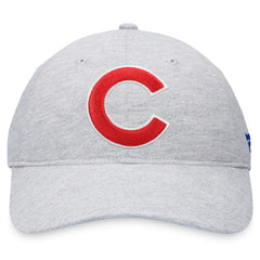 Chicago Cubs Logo Adjustable Hat Heather Gray