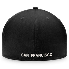 San Francisco Giants Gothic Script Fitted Hat Black