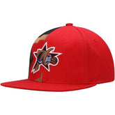 Philadelphia 76ers Hardwood Classics Retroline Snapback Hat - Red cheap