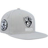 Brooklyn Nets Side Core 2.0 Snapback Hat - Gray cheap