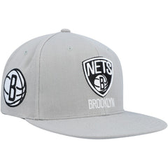Brooklyn Nets Side Core 2.0 Snapback Hat - Gray cheap