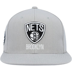 Brooklyn Nets Side Core 2.0 Snapback Hat - Gray cheap