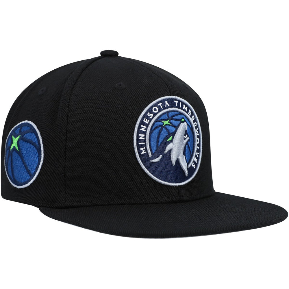Minnesota Timberwolves Side Core 2.0 Snapback Hat - Black cheap