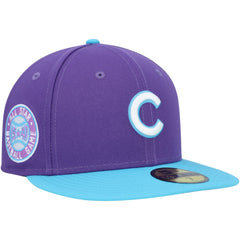 Chicago Cubs Vice 59FIFTY Fitted Hat Purple