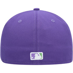 San Francisco Giants Lime Side Patch 59FIFTY Fitted Hat Purple