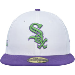 Chicago White Sox Side Patch 59FIFTY Fitted Hat White