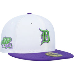 Detroit Tigers 1984 World Series Side Patch 59FIFTY Fitted Hat White