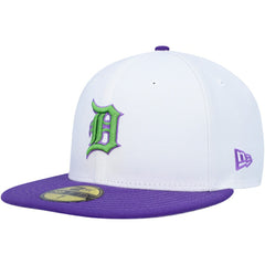 Detroit Tigers 1984 World Series Side Patch 59FIFTY Fitted Hat White