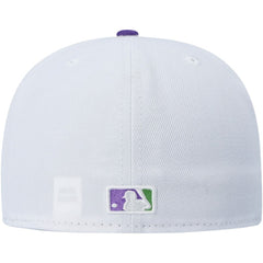 New York Yankees Side Patch 59FIFTY Fitted Hat White