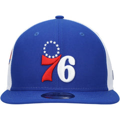 Philadelphia 76ers Pop Panels 9FIFTY Snapback Hat - Royal discount