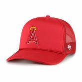 Los Angeles Angels Foam Logo Trucker Adjustable Hat Red