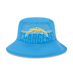 Los Angeles Chargers New Era 2023 NFL Training Camp Stretch Bucket Hat - Blue sale