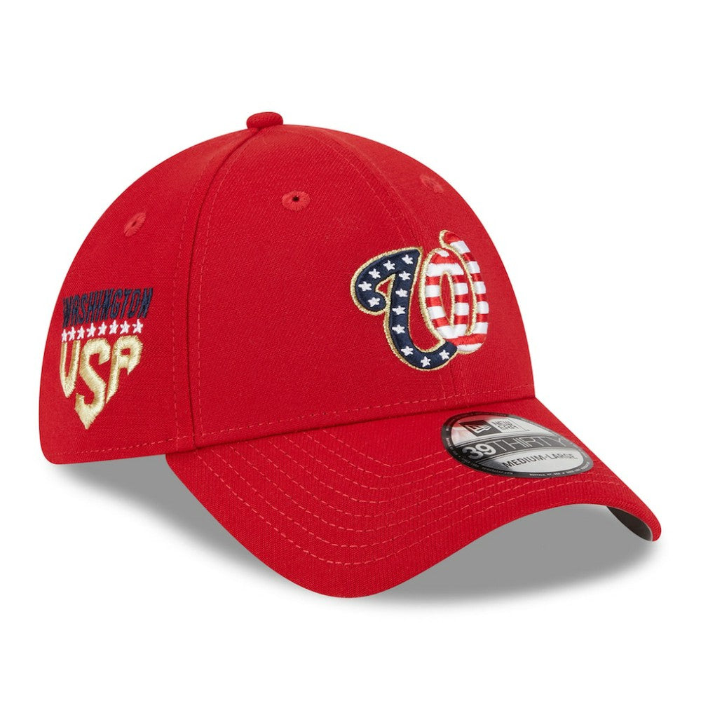 Washington Nationals 2023 Fourth of July 39THIRTY Flex Hat Red