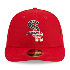 Chicago White Sox 2023 Fourth of July Low Profile 59FIFTY Fitted Hat Red