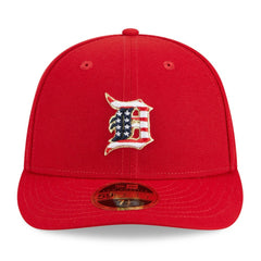 Detroit Tigers 2023 Fourth of July Low Profile 59FIFTY Fitted Hat Red