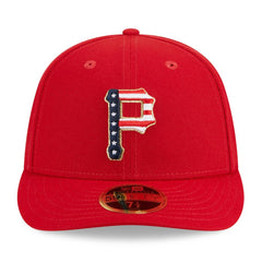 Pittsburgh Pirates 2023 Fourth of July Low Profile 59FIFTY Fitted Hat Red