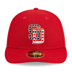 San Diego Padres 2023 Fourth of July Low Profile 59FIFTY Fitted Hat Red