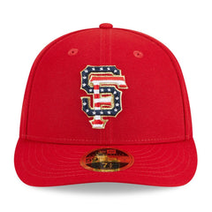 San Francisco Giants 2023 Fourth of July Low Profile 59FIFTY Fitted Hat Red